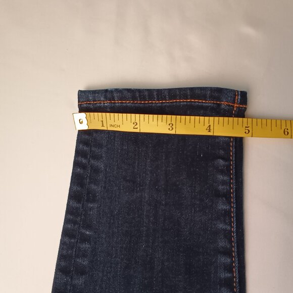 J.Crew Stretch Jeans Size 24/0 Low Rise Skinny Leg Dark Wash - Picture 9 of 9